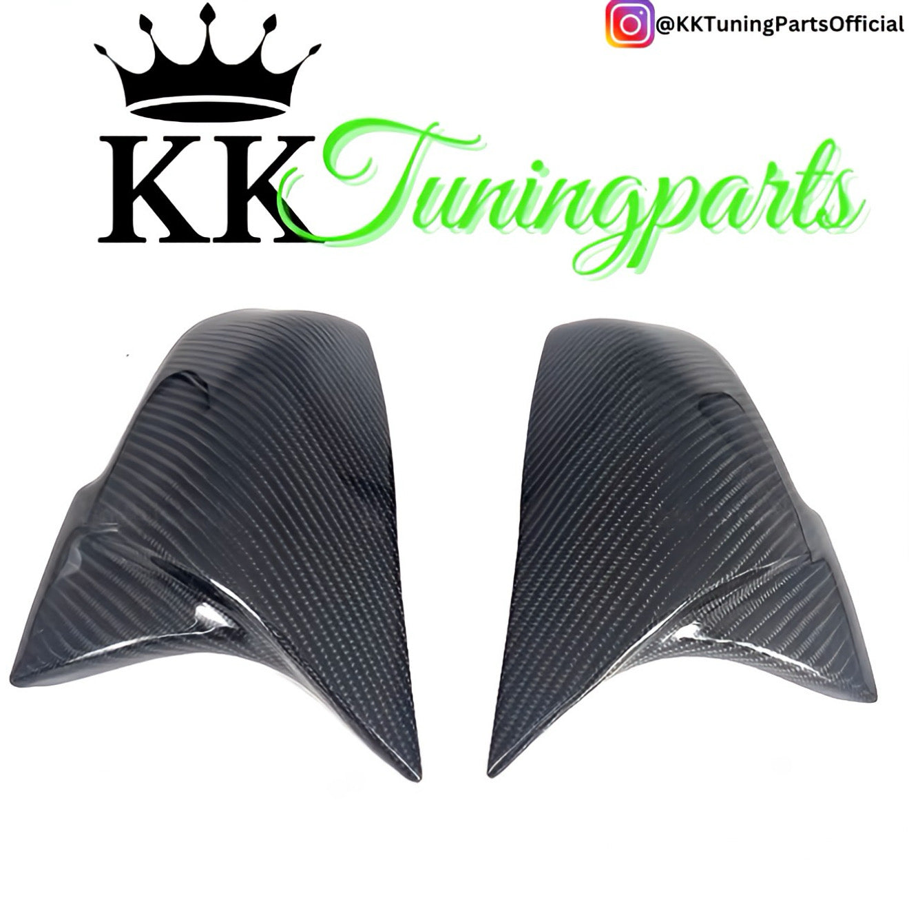 Performance Spiegelcover - Echt Carbon - passend für BMW F20 F21 F22 F23 F30 F31 F34 F32 F33 F36 F87 M2 E84 i3
