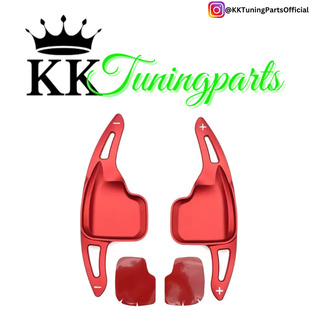 Performance Alu Schaltwippen / Paddles rot - passend für BMW F20 F21 F45 F22 F23 F46 F30 F31 F34 F32 F33 F36 F10 F11 F07 F12 F06 F13 X1 F48 X2 F39 X3 F25 X4 F26 X5 F15 X6 F16