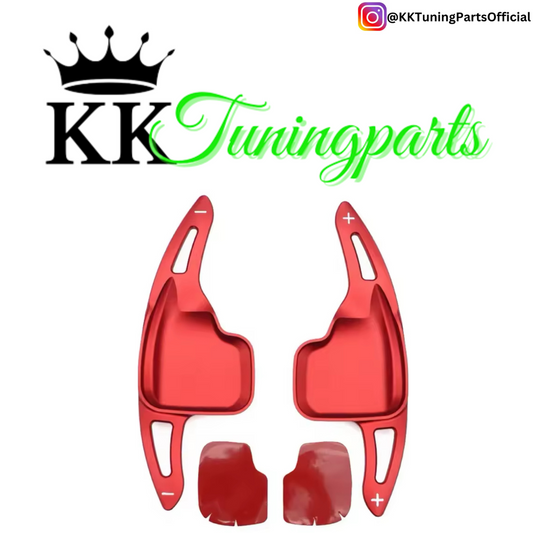Performance Alu Schaltwippen / Paddles rot - passend für BMW F20 F21 F45 F22 F23 F46 F30 F31 F34 F32 F33 F36 F10 F11 F07 F12 F06 F13 X1 F48 X2 F39 X3 F25 X4 F26 X5 F15 X6 F16