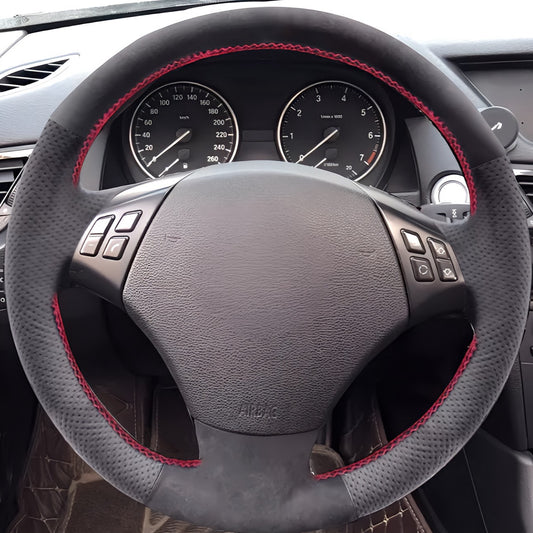 Performance Lenkradbezug - Alcantara perforiert - passend für BMW E90 E91 E92 E93 E81 E82 E87 E88