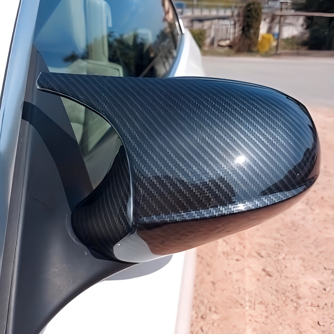 Performance Spiegelcover - Carbonlook - passend bei BMW E90 E91 E92 E93 E81 E82 E87 E88 LCI Facelift