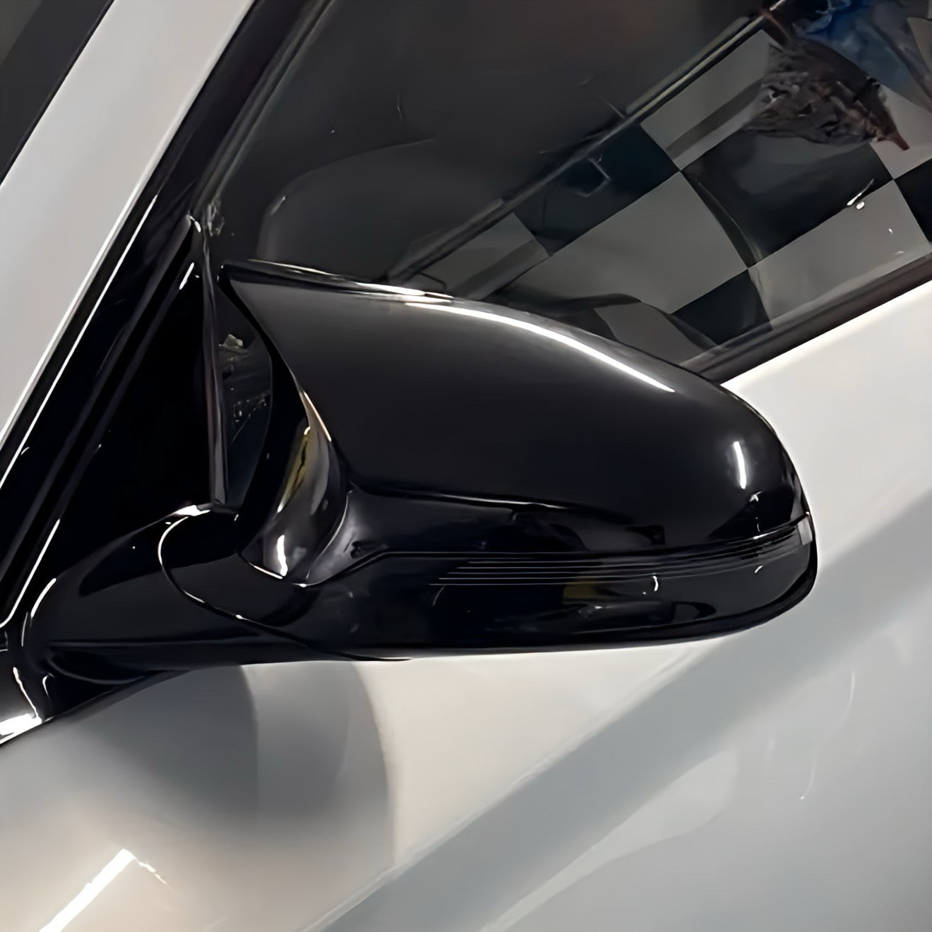 Performance Spiegelcover - Schwarz Hochglanz - passend für BMW F80 F82 F83 F87 M2 M3 M4