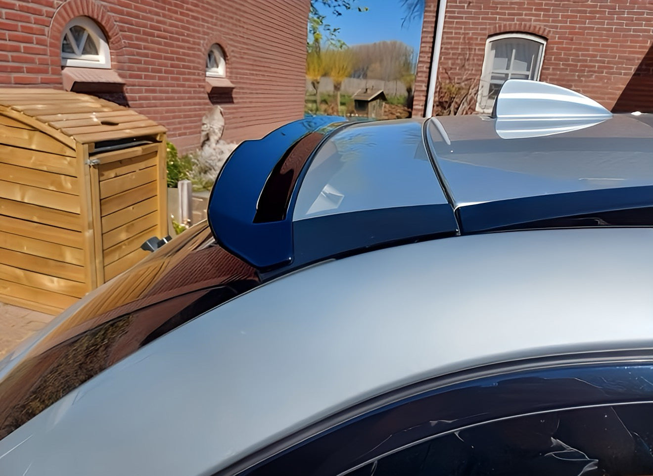 Performance Spoiler passend für BMW F11 - Schwarz Hochglanz Touring