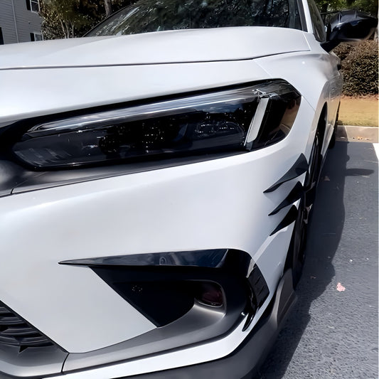 Performance Splitter / Flaps - Schwarz Hochglanz / Carbonlook - passend für BMW E30 E36 E39 E46 E60 E90 E92 E82 E88 F10 F30