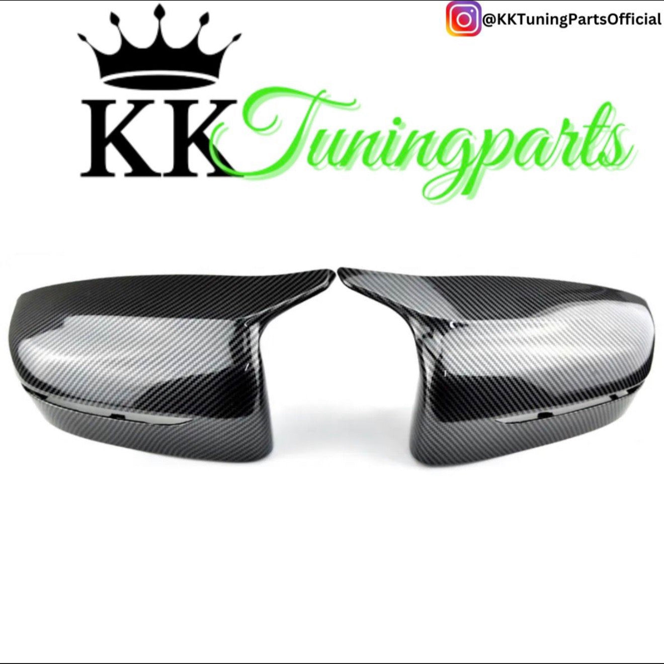 Performance Spiegelcover - Carbonlook - passend für BMW 3er G20 G21 G28 4er G22 G23 G24 5er G30 G31 G38 7er G11 G12 8er G14 G15 G16
