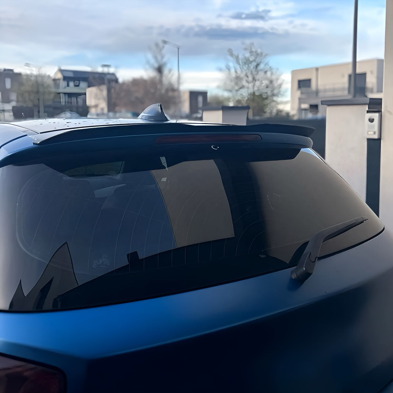 Performance Spoiler passend für BMW F20 F21 - Schwarz Hochglanz