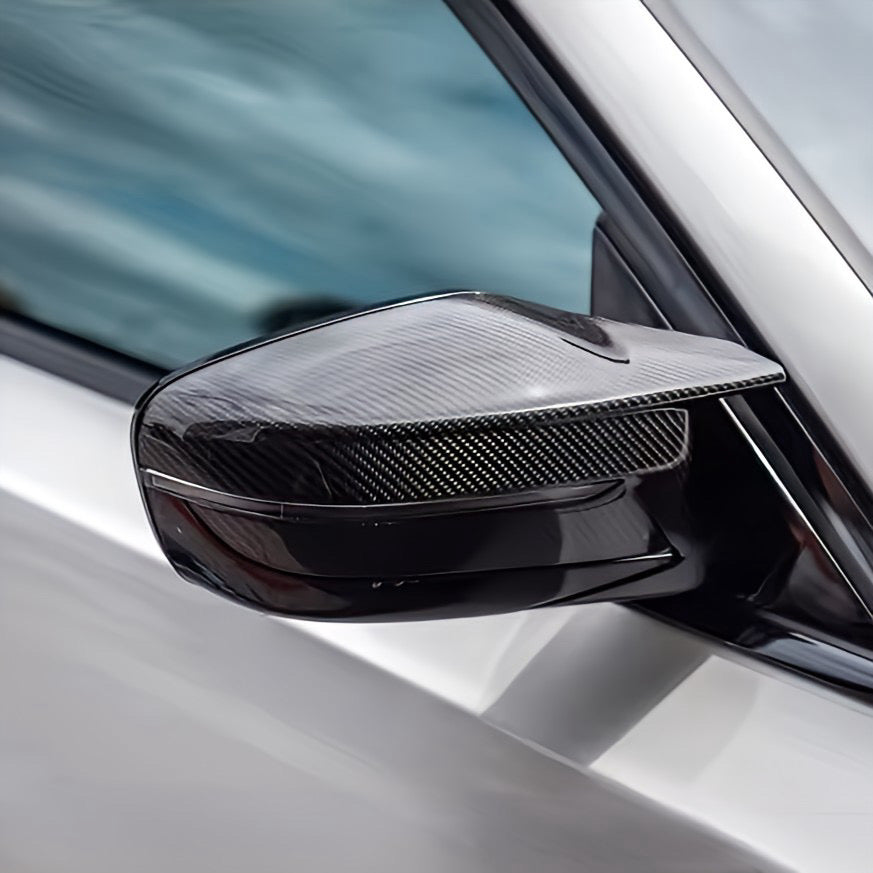 Performance Spiegelcover - Echt Carbon - passend für BMW 3er G20 G21 G28 4er G22 G23 G24 5er G30 G31 G38 7er G11 G12 8er G14 G15 G16 in