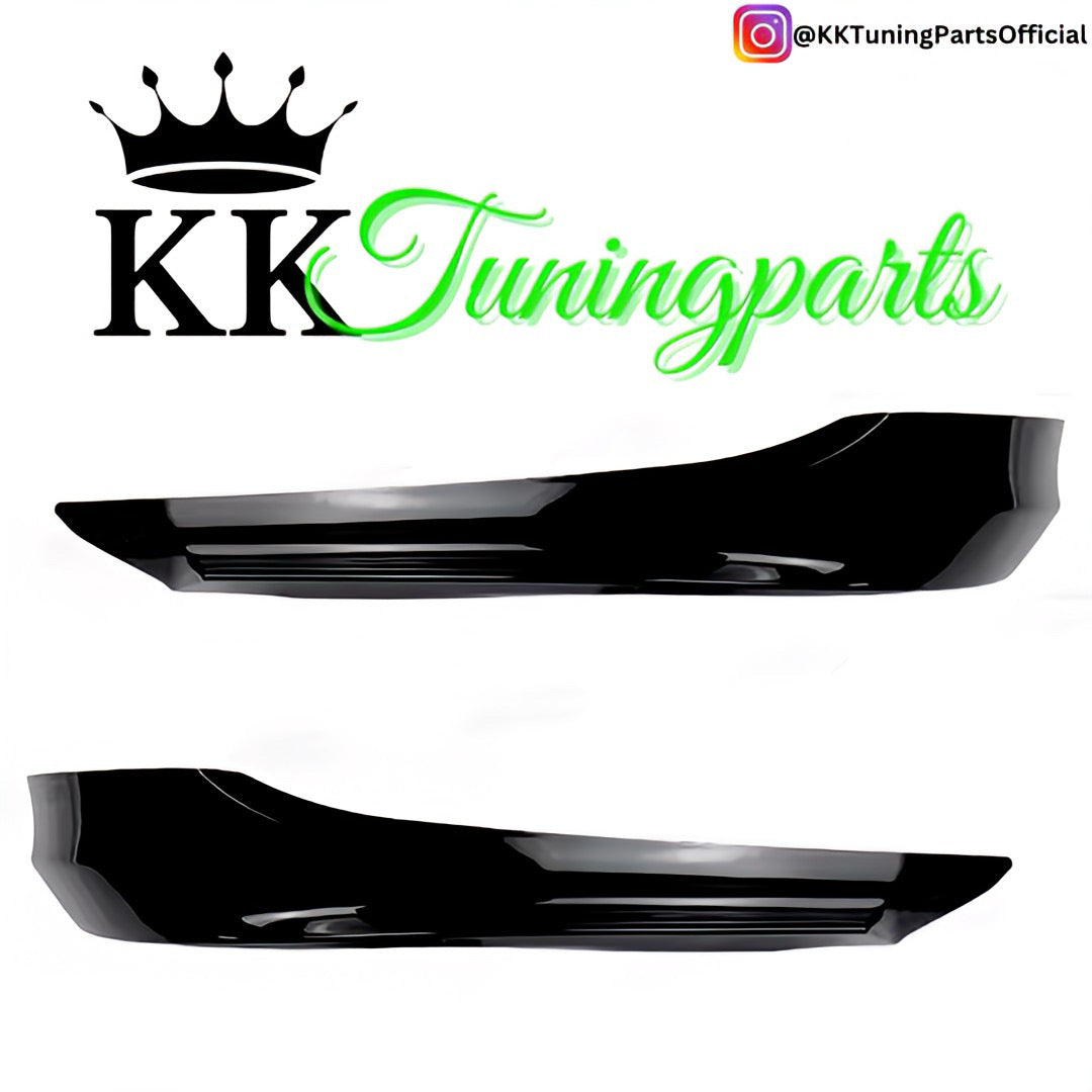 Performance Flaps / Splitter - Schwarz Hochglanz - passend für BMW E90 E91 LCI Facelift
