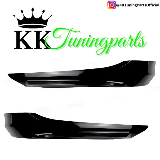 Performance Flaps / Splitter - Schwarz Hochglanz - passend für BMW E90 E91 LCI Facelift
