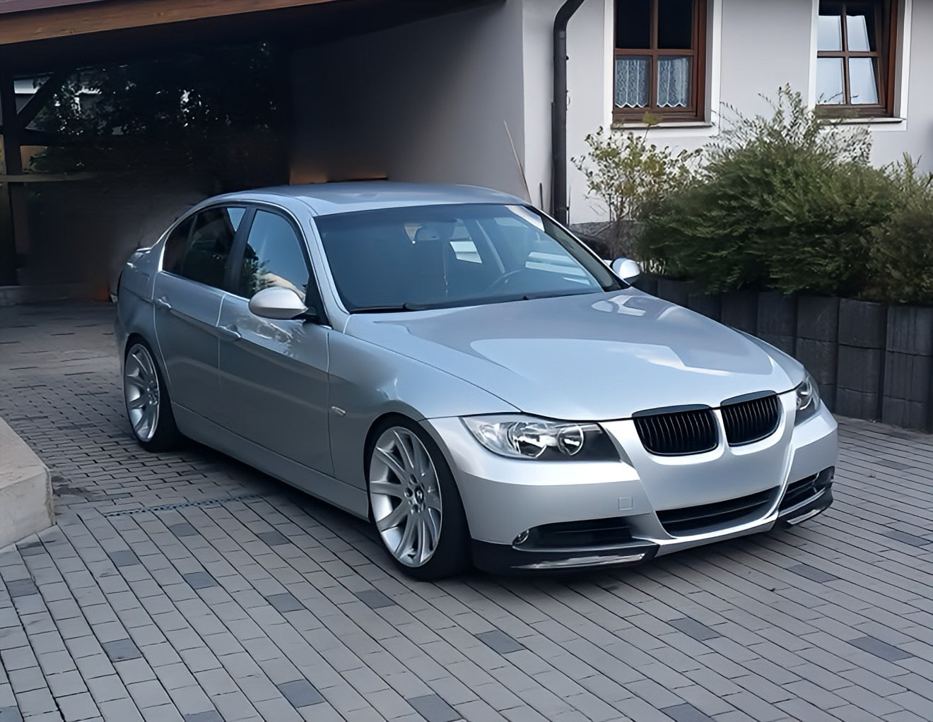 Performance Flaps / Splitter - Carbonlook - passend für BMW E90 E91 PreLCI VorFacelift