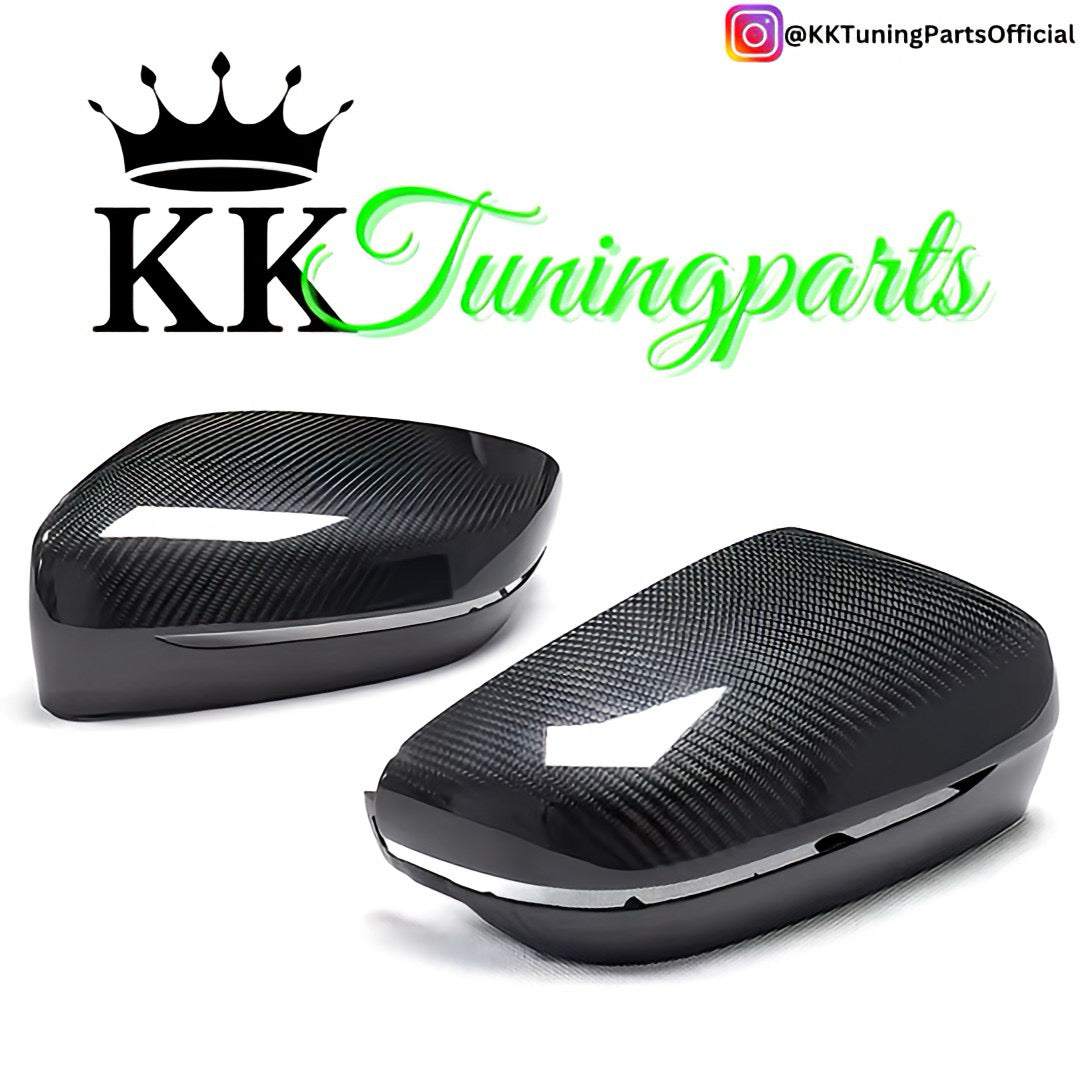 Performance Spiegelcover - Echt Carbon - passend für BMW 3er G20 G21 G28 4er G22 G23 G24 5er G30 G31 G38 7er G11 G12 8er G14 G15 G16 in