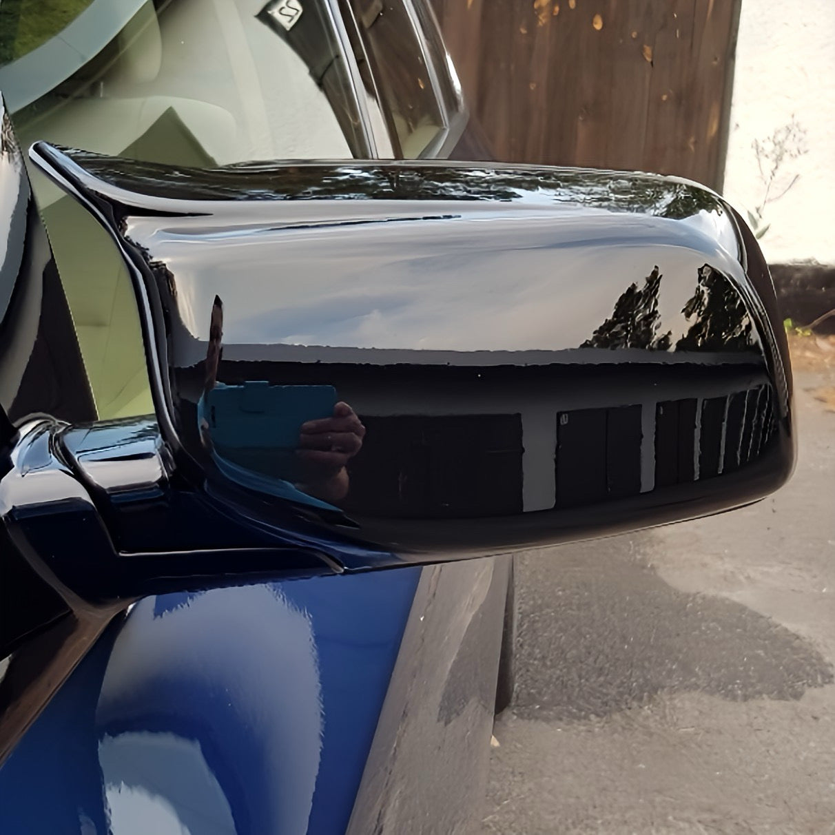 Performance Spiegelcover - Schwarz Hochglanz - passend für BMW E60 E61 E63 E64