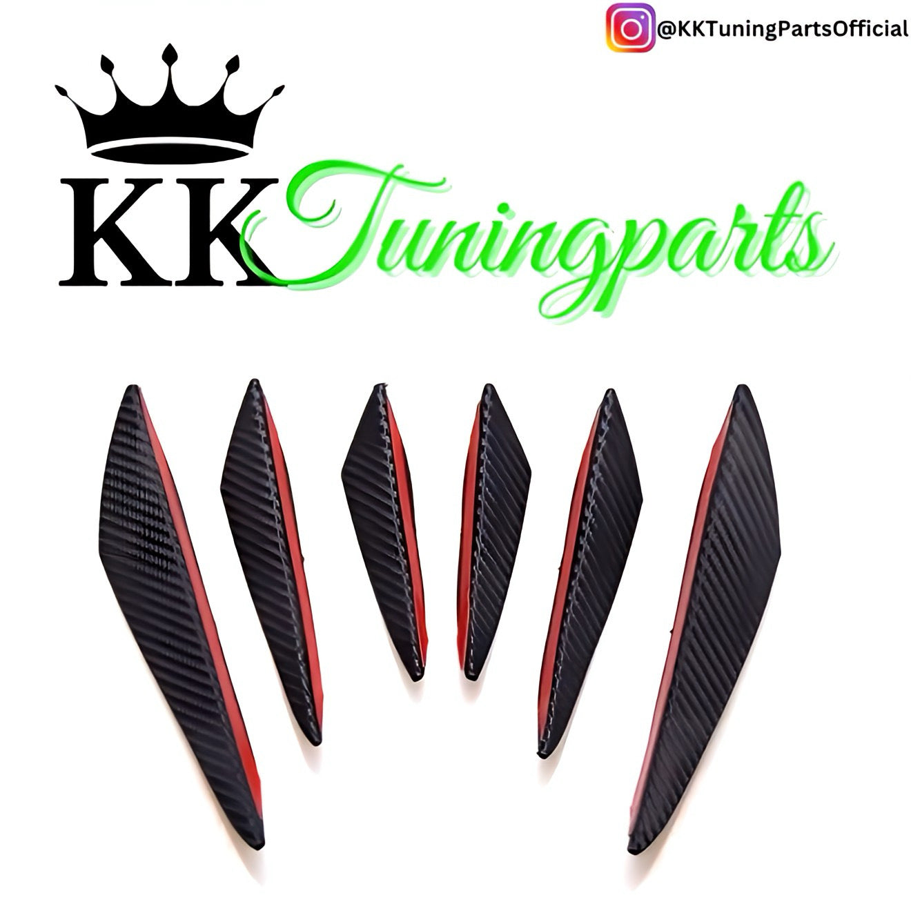 Performance Splitter / Flaps - Schwarz Hochglanz / Carbonlook - passend für BMW E30 E36 E39 E46 E60 E90 E92 E82 E88 F10 F30
