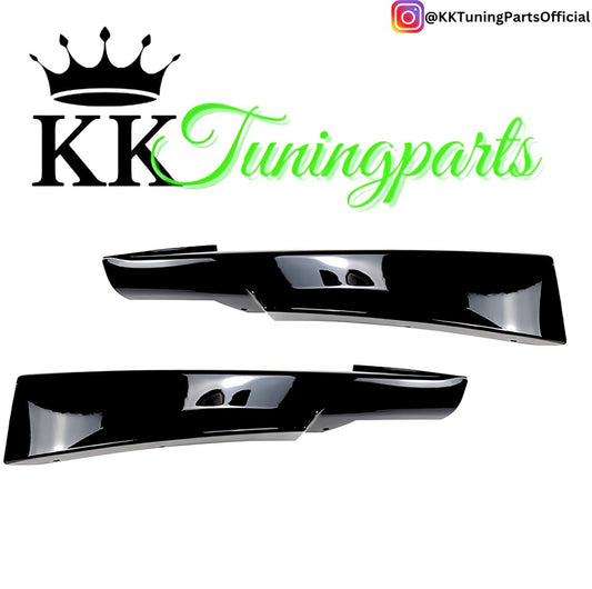 Performance Flaps / Splitter - Schwarz Hochglanz - passend für BMW E90 E91 LCI Facelift