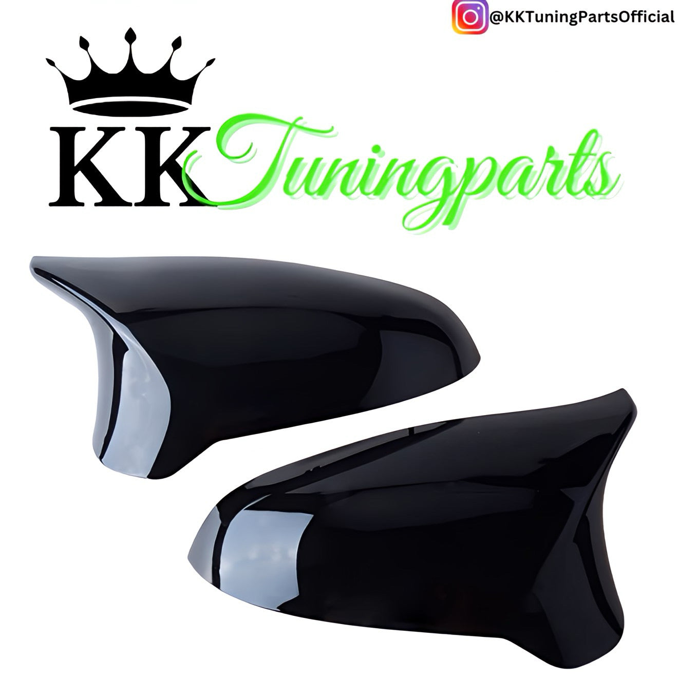 Performance Spiegelcover - Schwarz Hochglanz - passend für BMW F80 F82 F83 F87 M2 M3 M4