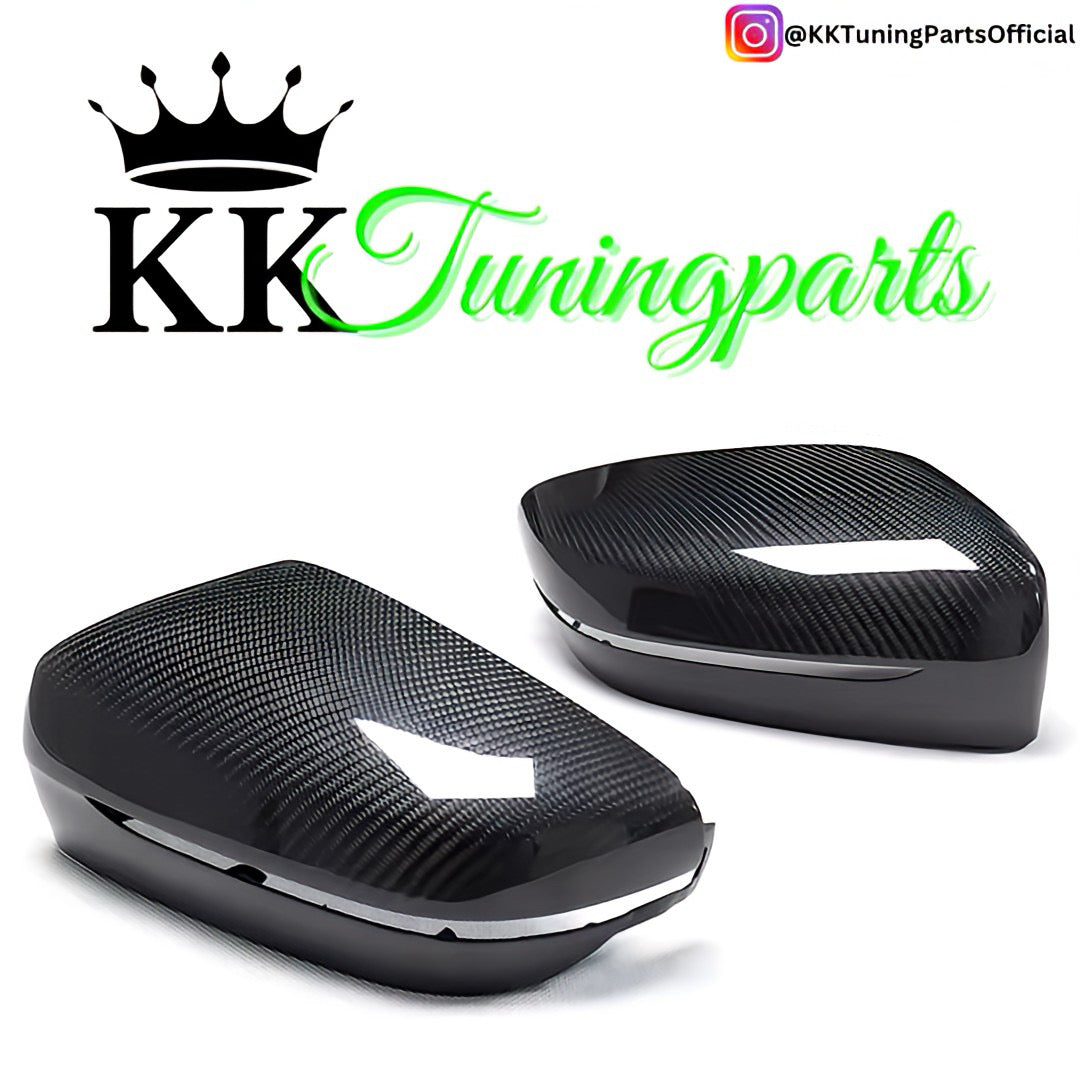 Performance Spiegelcover - Echt Carbon - passend für BMW 3er G20 G21 G28 4er G22 G23 G24 5er G30 G31 G38 7er G11 G12 8er G14 G15 G16 in