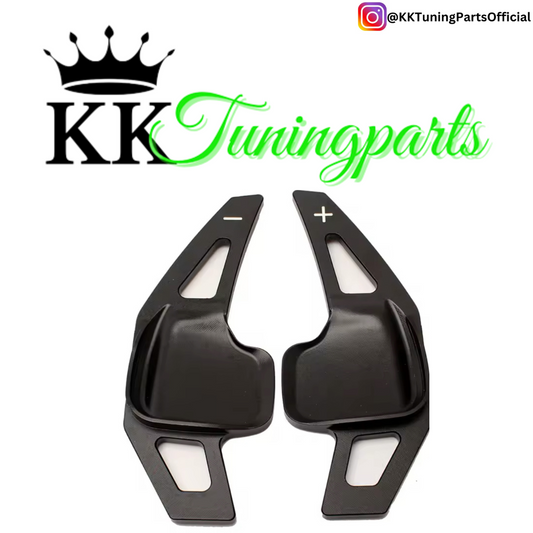 Performance Alu Schaltwippen / Paddles schwarz - passend für BMW F20 F21 F45 F22 F23 F46 F30 F31 F34 F32 F33 F36 F10 F11 F07 F12 F06 F13 X1 F48 X2 F39 X3 F25 X4 F26 X5 F15 X6 F16