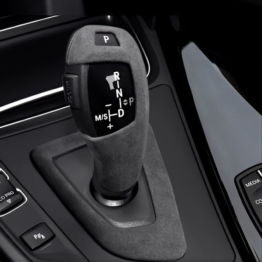 Performance Wahlhebelcover - Alcantara - passend für BMW E60 E61 E63 E64 X5 E70 X6 E71