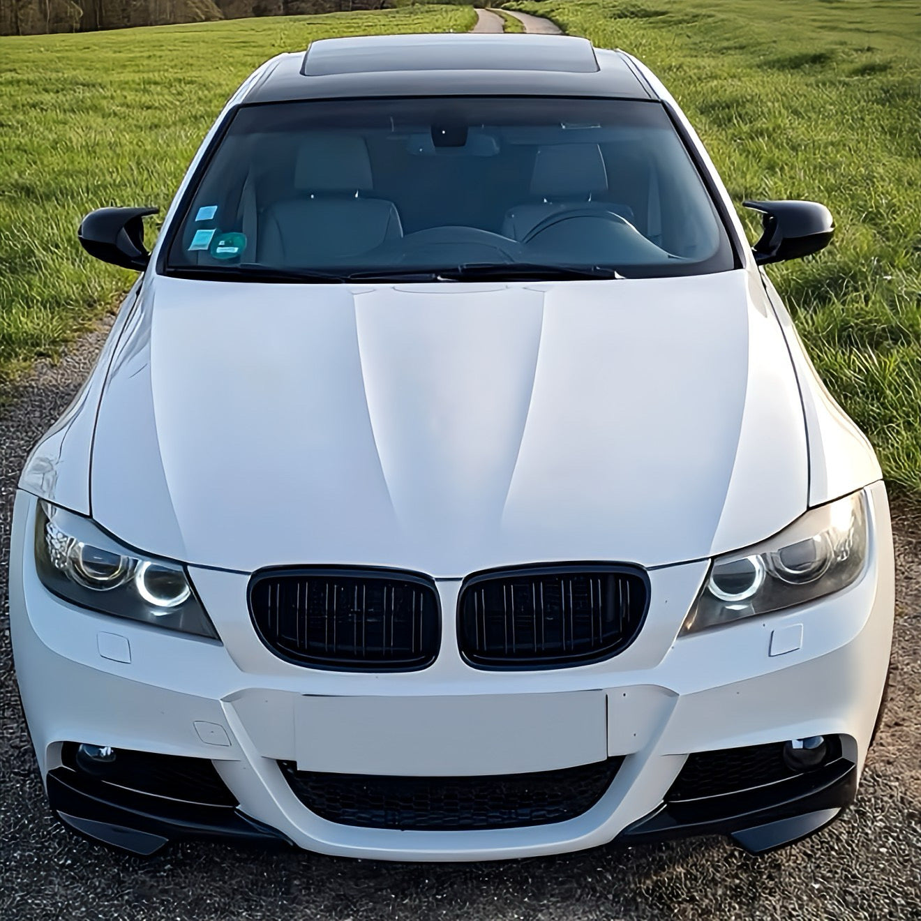 Performance Flaps / Splitter - Carbonlook - passend für BMW E90 E91 LCI Facelift