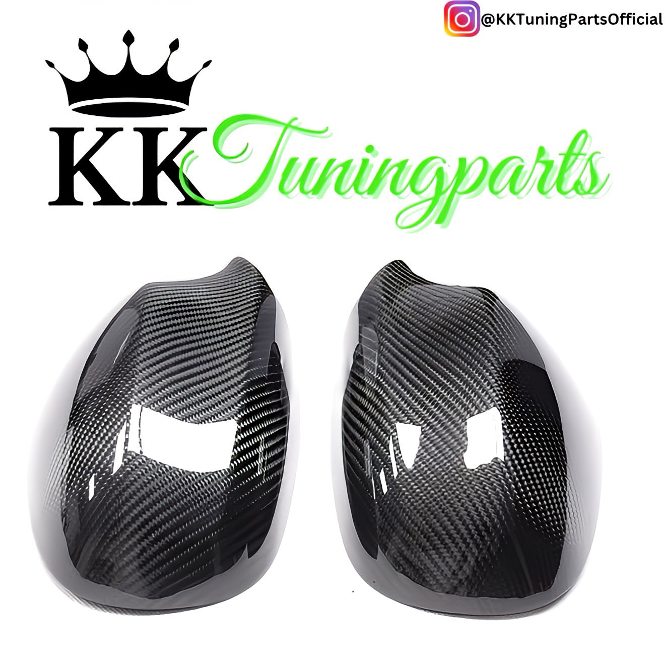 Performance Spiegelcover - Echt Carbon - passend für BMW E90 E91 E92 E93 E81 E82 E87 E88 LCI Facelift