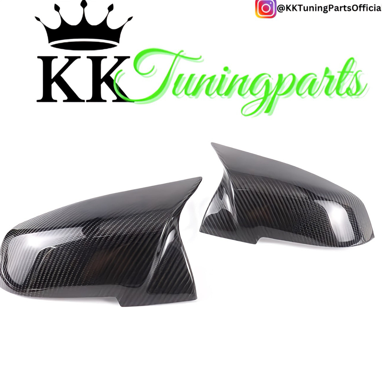 Performance Spiegelcover - Echt Carbon - passend für BMW F20 F21 F22 F23 F30 F31 F34 F32 F33 F36 F87 M2 E84 i3