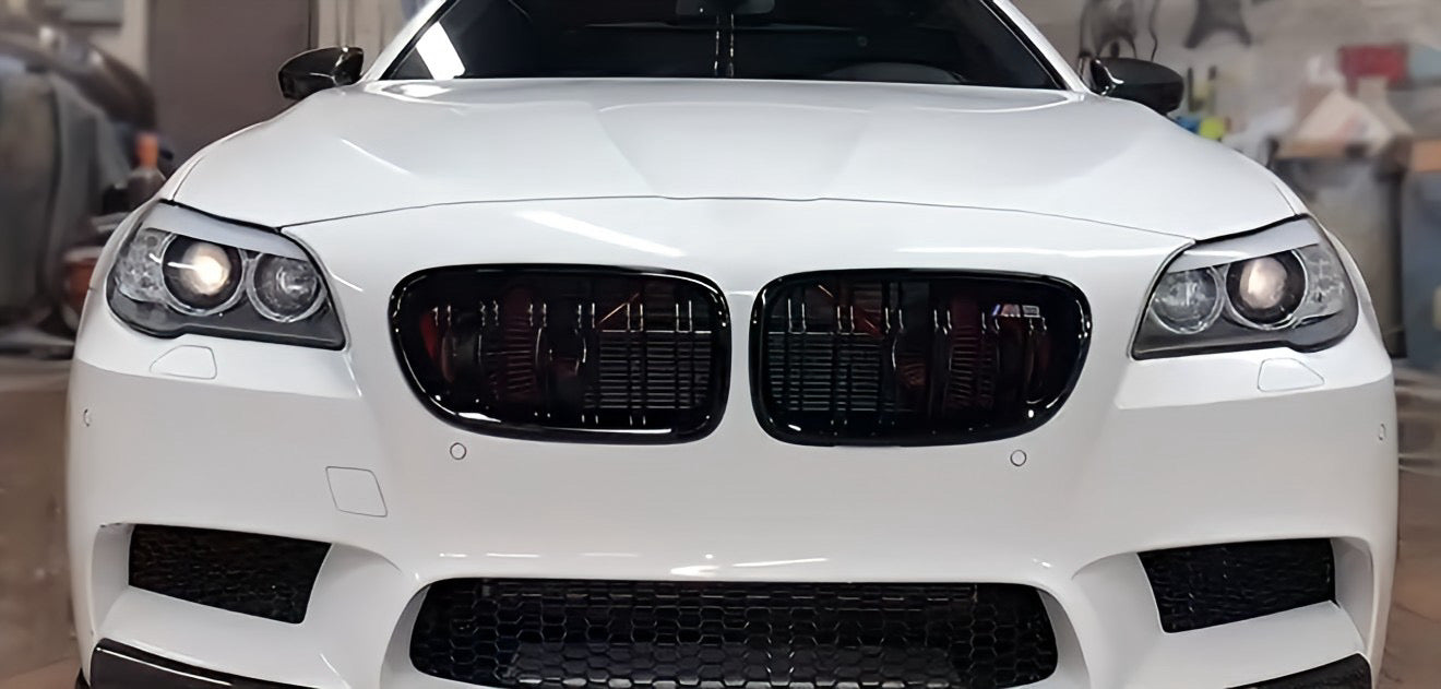 Performance Kühlergrill / Nieren - Schwarz Hochglanz / Doppelsteg - passend für BMW F10 F11 F18