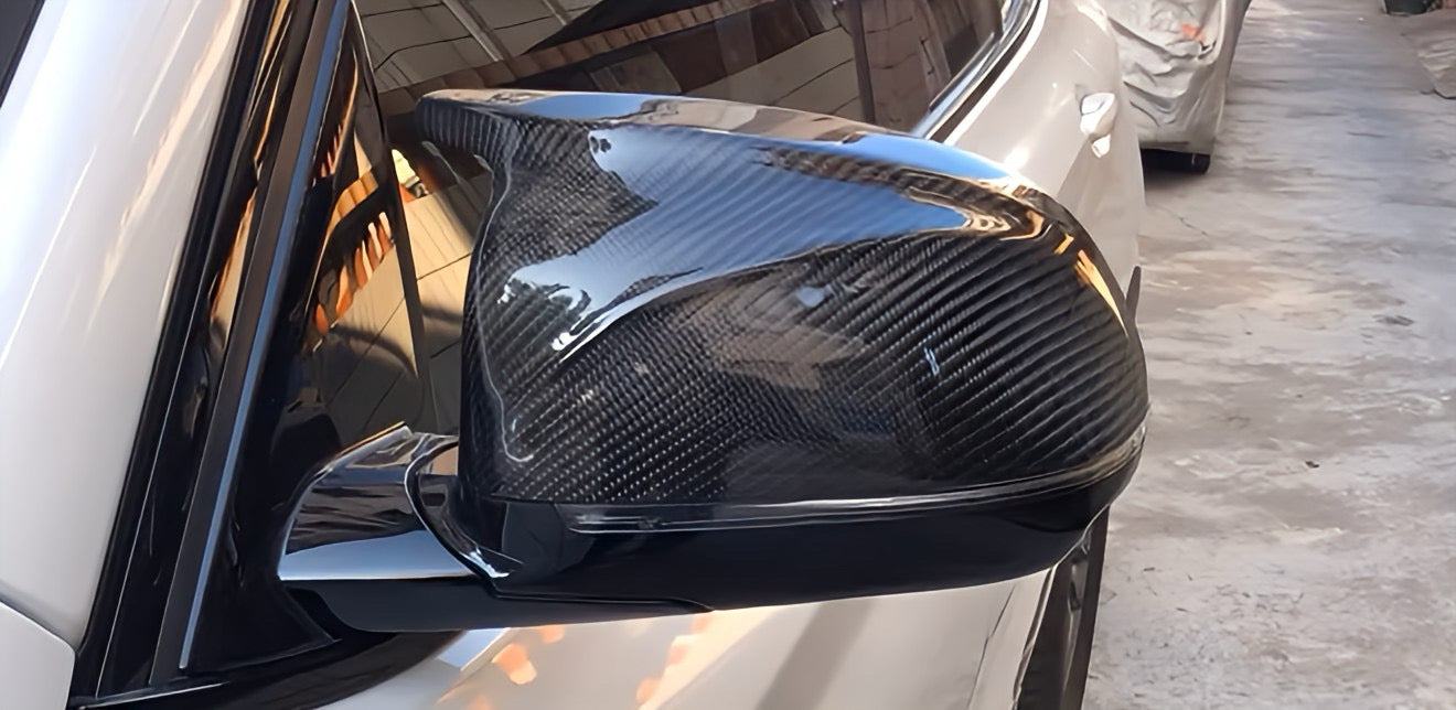 Performance Spiegelcover - Echt Carbon - passend für BMW X3 G01 X4 G02 X5 G05 X6 G06 X7 G07