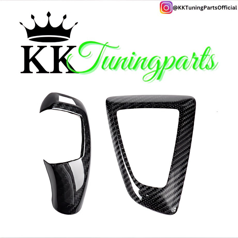 Performance Wahlhebelcover - Echt Carbon - passend für BMW E60 E61 E63 E64 X5 E70 X6 E71