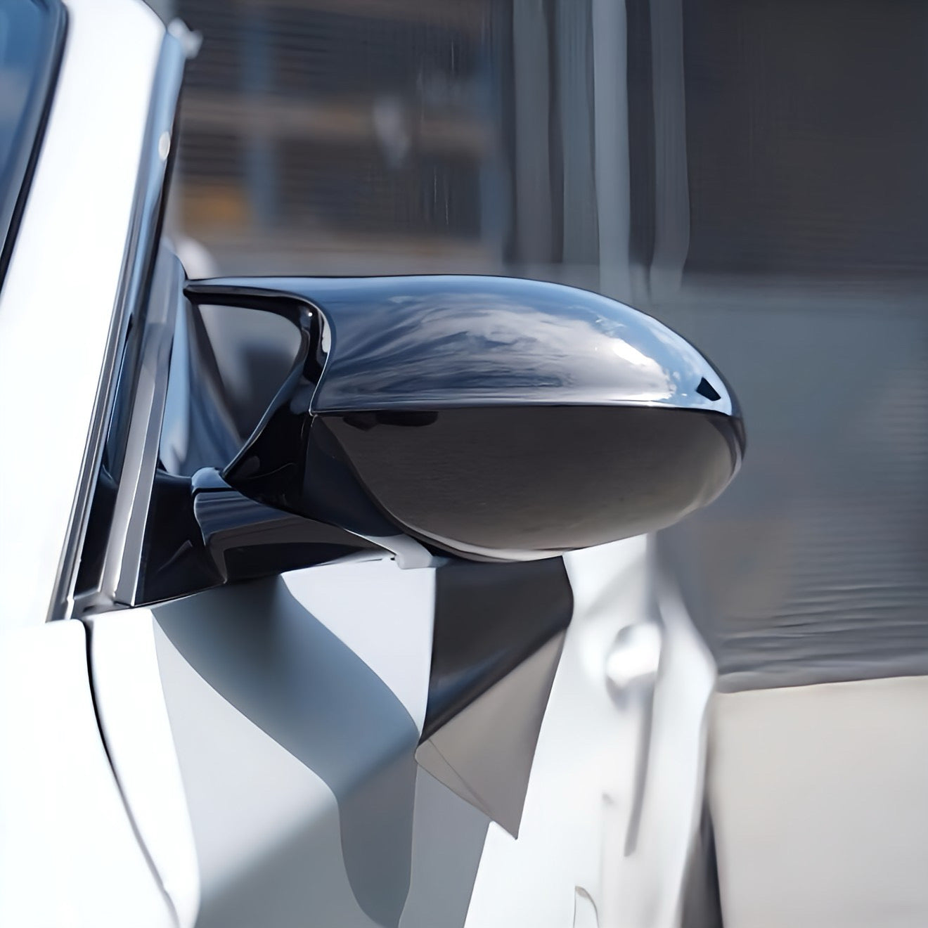 Performance Spiegelcover - Schwarz Hochglanz - passend für BMW E90 E91 E92 E93 E81 E82 E87 E88 PreLCI VorFacelift