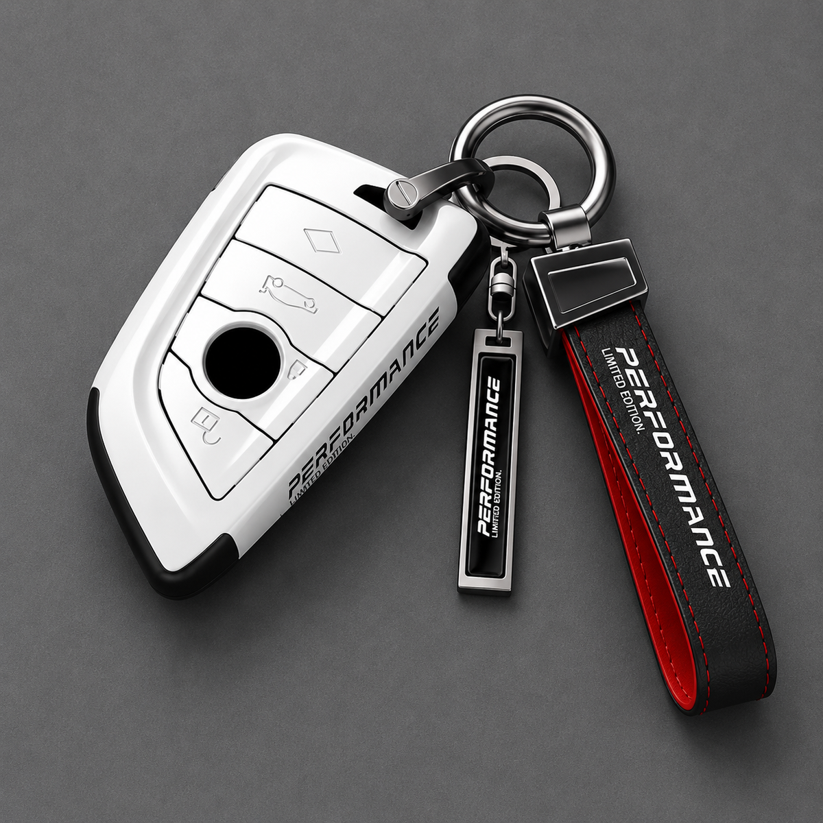 Schlüsselhülle Schlüsselcover passend für BMW F40 F44 G42 G20 G21 G22 G23 G30 G31 F90 G11 G12 G14 G15 G16 F48 F39 G01 G02 G05 G06 G07 G29 – Weiß