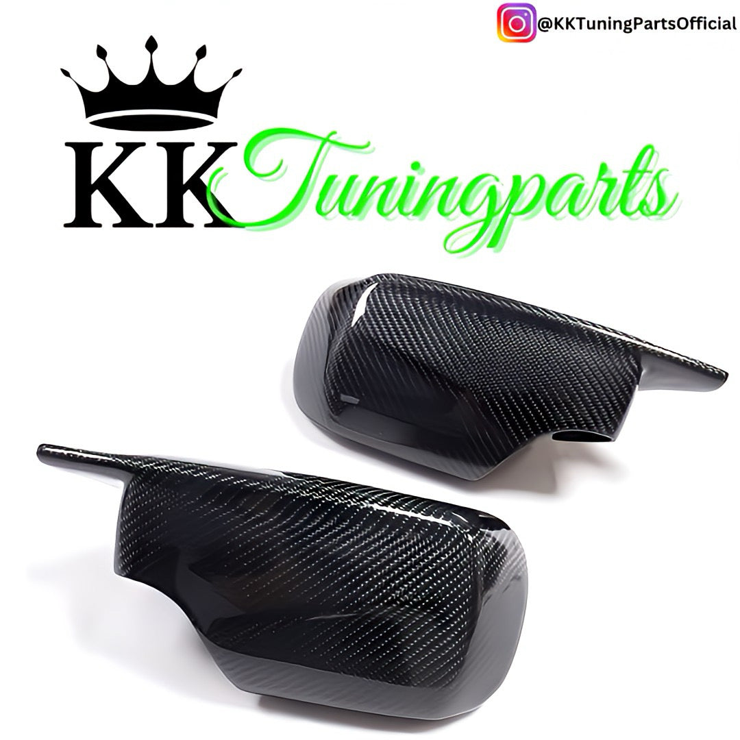 Performance Spiegelcover - Echt Carbon - passend für BMW 3er E46 Limousine Touring Compact 5er E39
