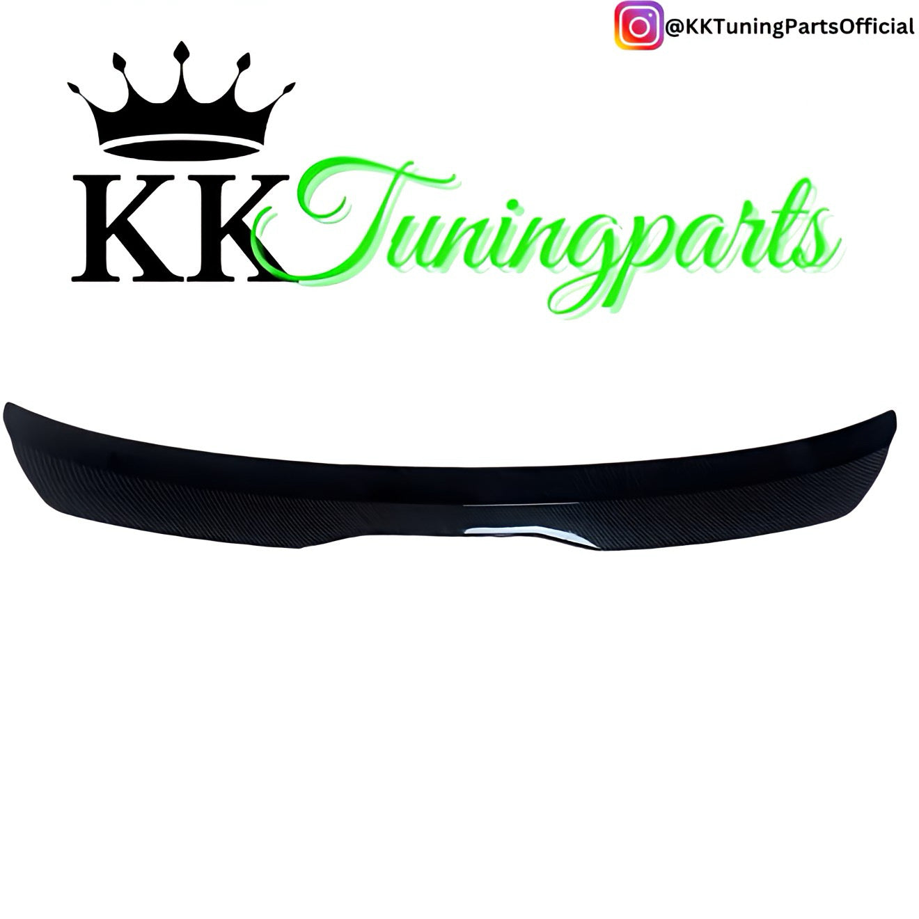 Performance Spoiler passend für BMW E91 - Schwarz Hochglanz Touring