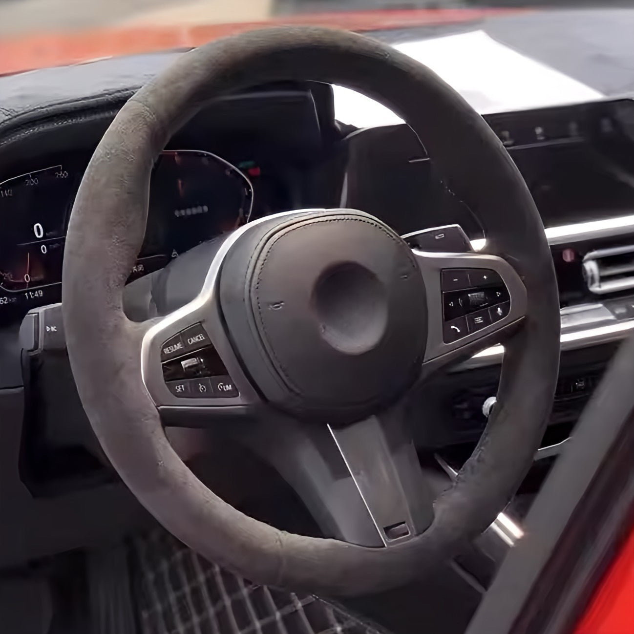 Performance Lenkradbezug - Alcantara - passend für BMW G20 G21 G22 G23 G26 G30 G31 G32 G11 G12 G14 G15 G16 G01 G02 G05 G06 G07 X3 X4 X5 X6
