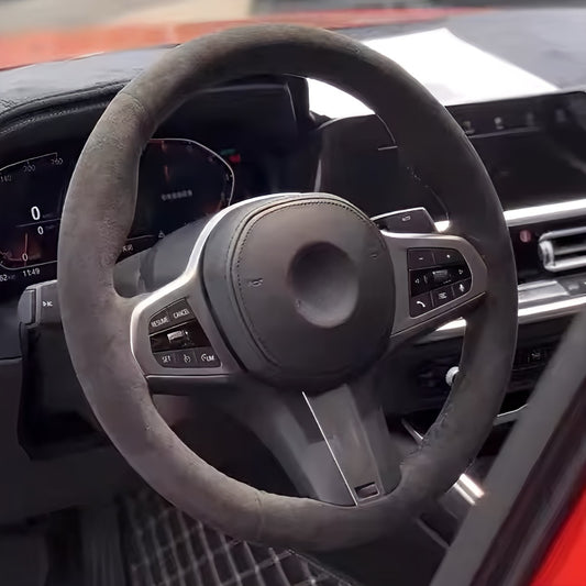 Performance Lenkradbezug - Alcantara - passend für BMW G20 G21 G22 G23 G26 G30 G31 G32 G11 G12 G14 G15 G16 G01 G02 G05 G06 G07 X3 X4 X5 X6