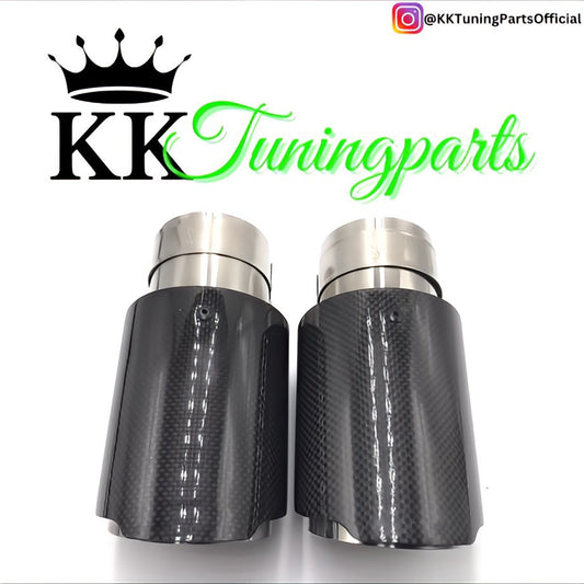 Performance Auspuffblenden -Echt Carbon - passend für 330i 335i BMW E30 E36 E39 E46 E60 E90 E92 E82 E88 F10 F30