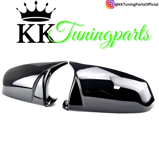 Performance Spiegelcover - Schwarz Hochglanz - passend für BMW F07 F10 F11 F06 F12 F13 F01 F02 F03 F04 E60 E61 E62 E63 E64
