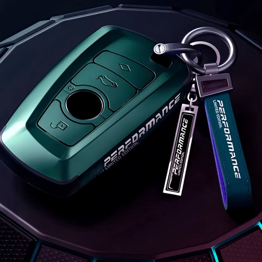 Schlüsselcover / Hülle - Grün - passend für BMW F20 F21 F22 F23 F30 F31 F34 F32 F33 F36 F10 F11 F07 F06 F12 F13 F01 F25 F26 F87 F80 F82 F83 F10 F12 F13