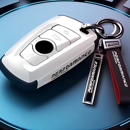 Schlüsselcover / Hülle - Weiß - passend für BMW F20 F21 F22 F23 F30 F31 F34 F32 F33 F36 F10 F11 F07 F06 F12 F13 F01 F25 F26 F87 F80 F82 F83 F10 F12 F13