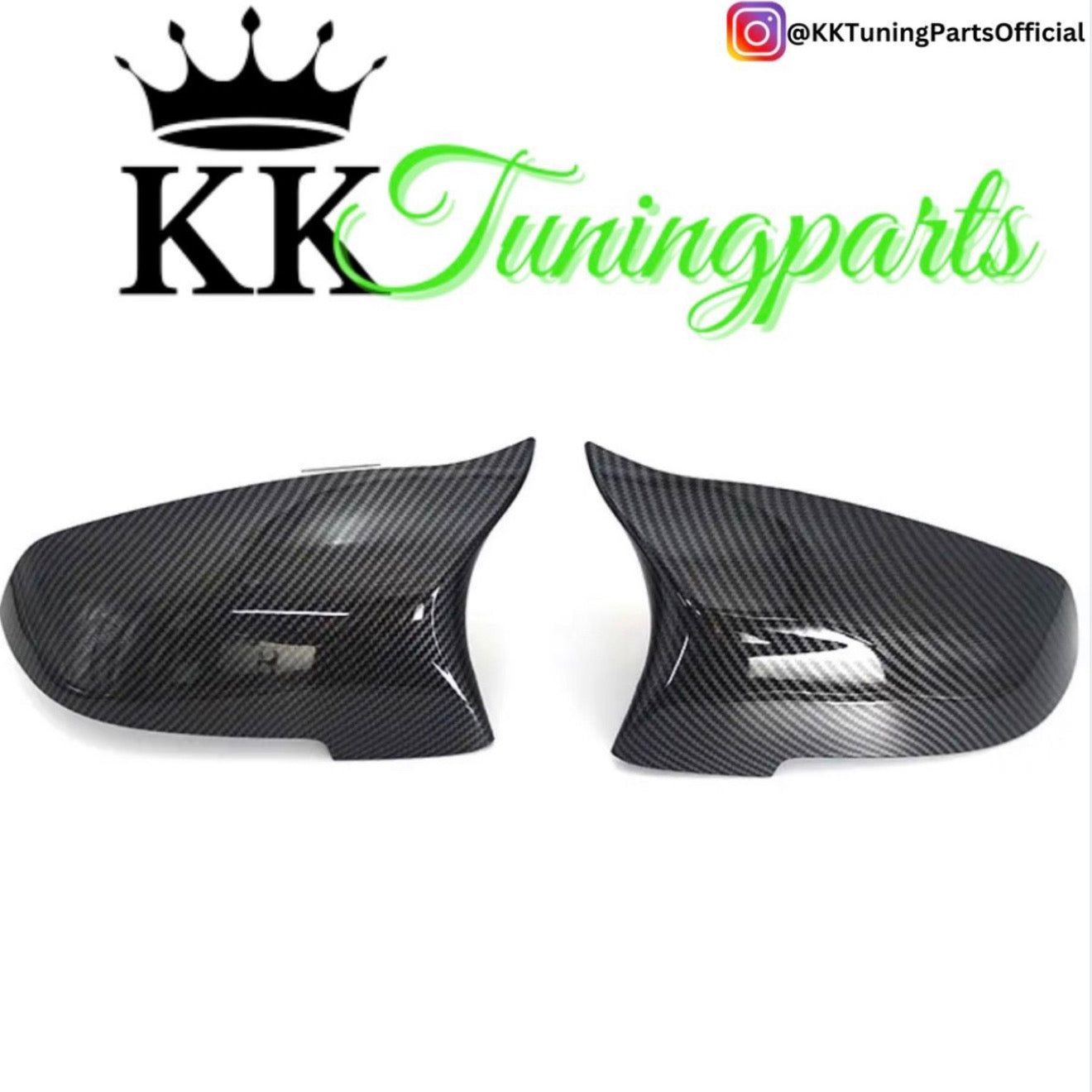 Performance Spiegelcover - Carbonlook - passend für BMW F10 F11 F18 F07 F06 F12 F13 F01 F02