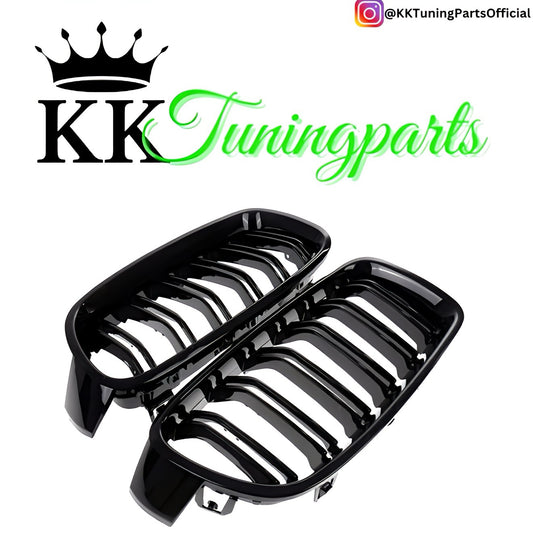 Performance Kühlergrill / Nieren - Schwarz Hochglanz / Doppelsteg - passend für BMW F30 F31 F35