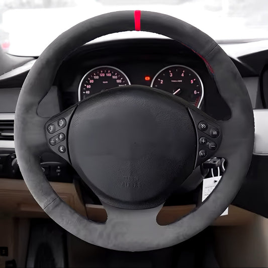 Performance Lenkradbezug - Alcantara + 12 Uhr Markierung rot - passend für BMW E36 E39