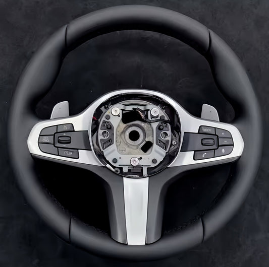 Performance Lenkradbezug - Leder - passend für BMW G20 G21 G22 G23 G26 G30 G31 G32 G11 G12 G14 G15 G16 G01 G02 G05 G06 G07 X3 X4 X5 X6