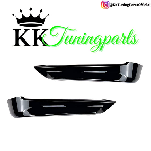 Performance Flaps / Splitter - Schwarz Hochglanz - passend für BMW E90 E91 PreLCI VorFacelift
