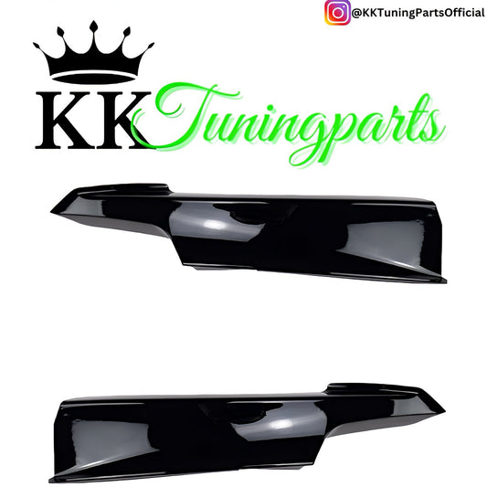 Performance Flaps / Splitter - Schwarz Hochglanz - passend für BMW F30 F31 F35
