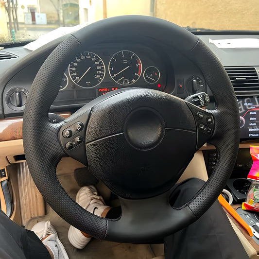 Performance Lenkradbezug - Leder glatt/perforiert - passend für BMW E36 E39
