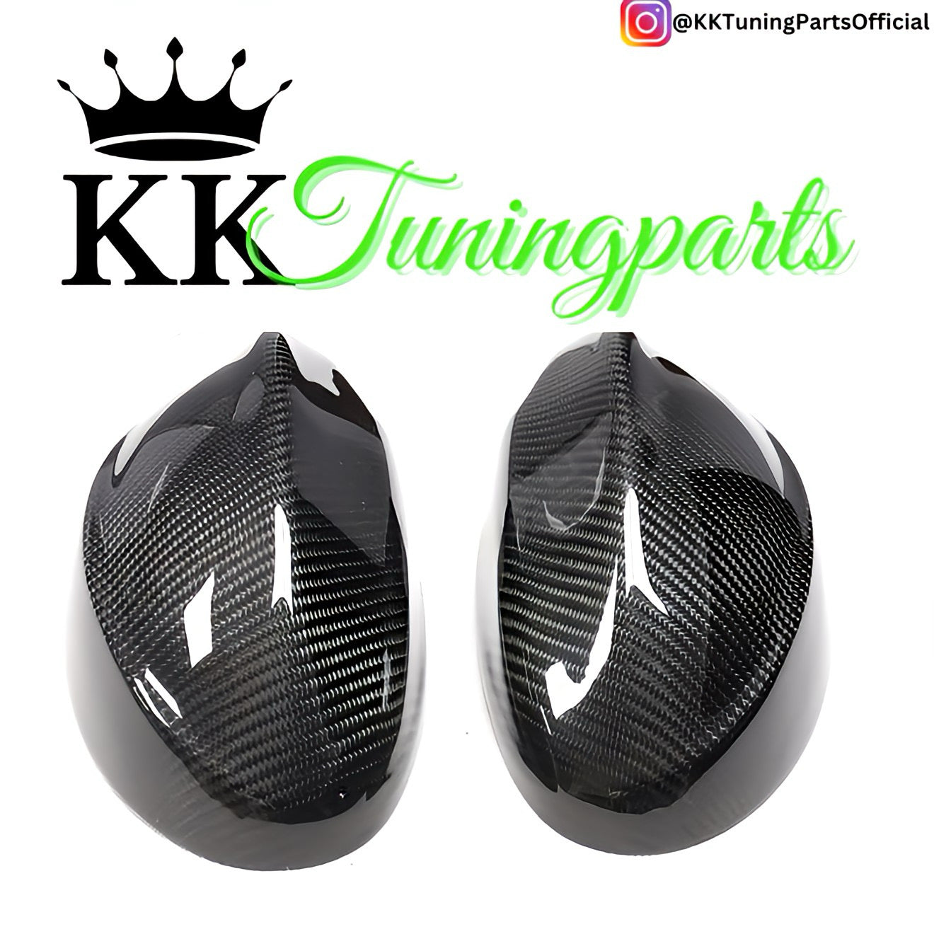 Performance Spiegelcover - Echt Carbon - passend für BMW E90 E91 E92 E93 E81 E82 E87 E88 PreLCI VorFacelift