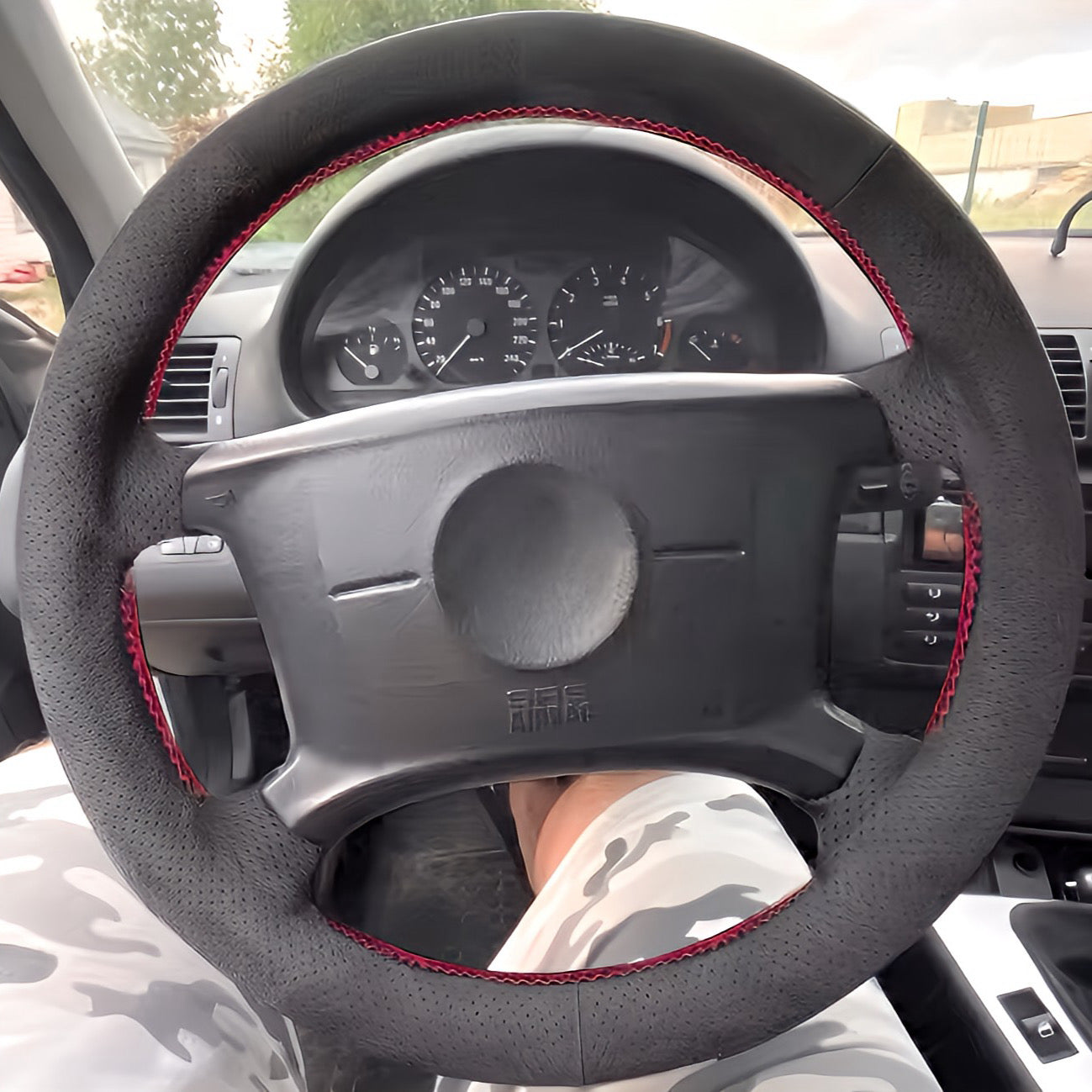 Performance Lenkradbezug - Alcantara perforiert - passend für BMW E46 E39 E36