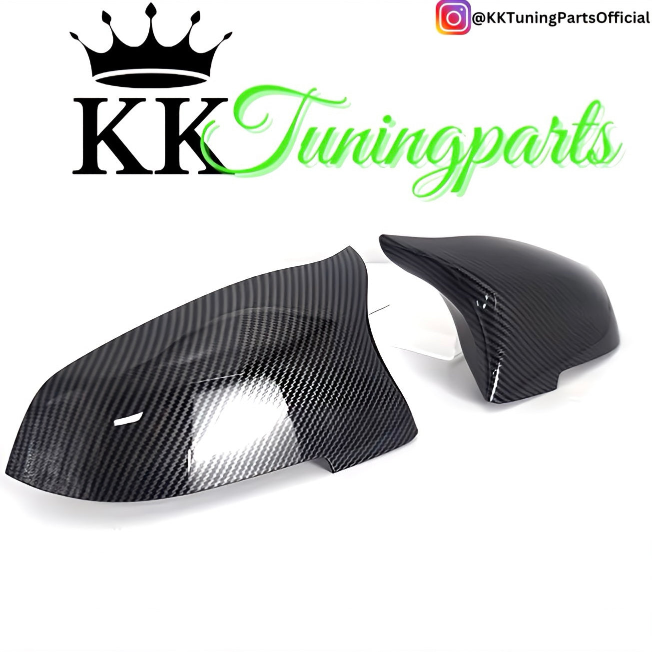 Performance Spiegelcover - Carbonlook - passend für BMW F10 F11 F18 F07 F06 F12 F13 F01 F02