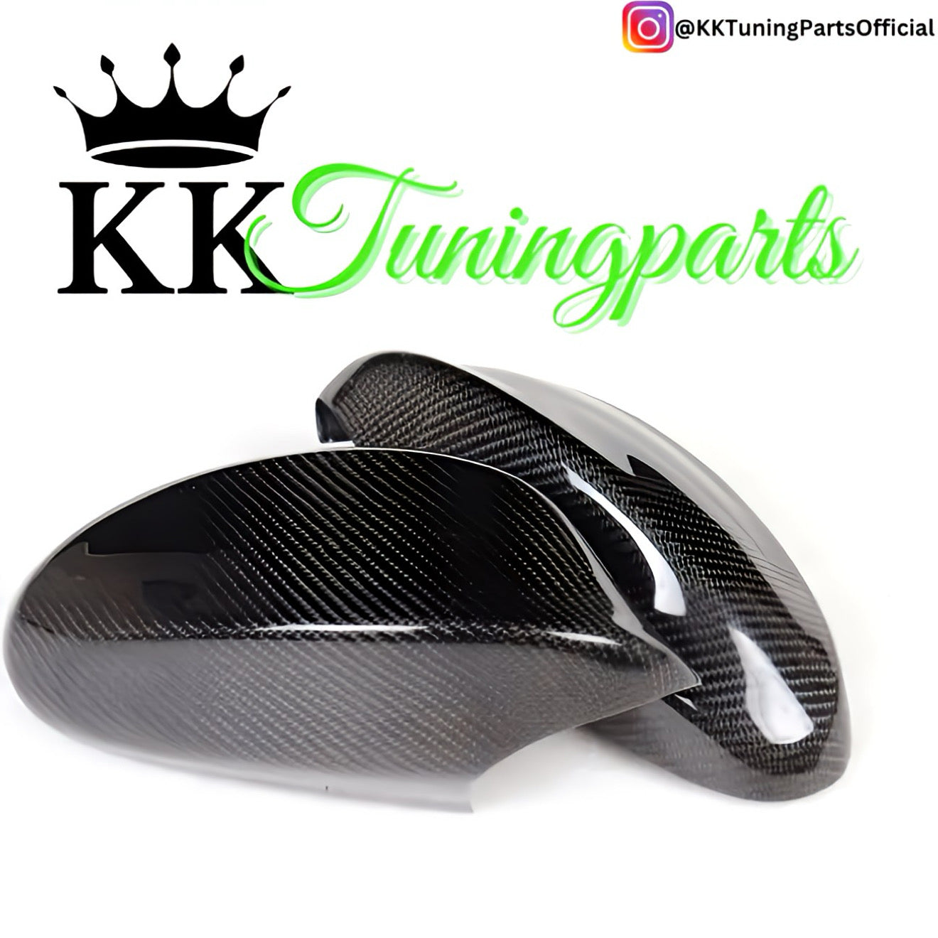 Performance Spiegelcover - Echt Carbon - passend für BMW E90 E91 E92 E93 E81 E82 E87 E88 PreLCI VorFacelift