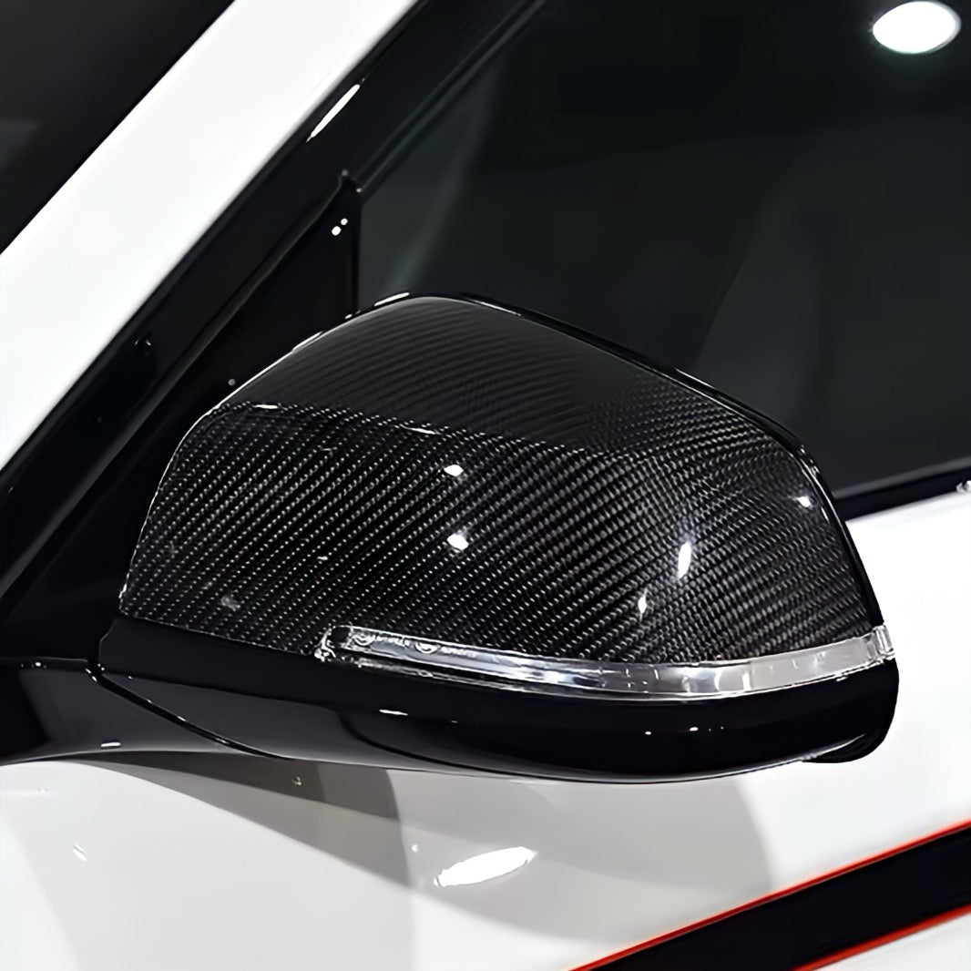 Performance Spiegelcover - Echt Carbon - passend für BMW F20 F21 F22 F23 F30 F31 F34 F32 F33 F36 F87 M2 E84 i3